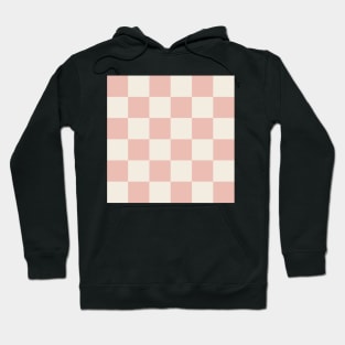 Checkered (pink and cream) Hoodie